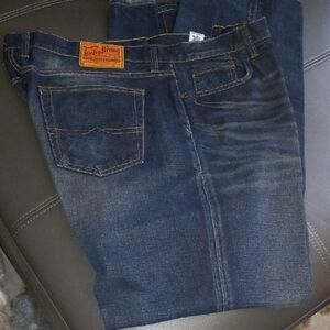 Lucky Brand Men's Dark Blue Relaxed Jeans